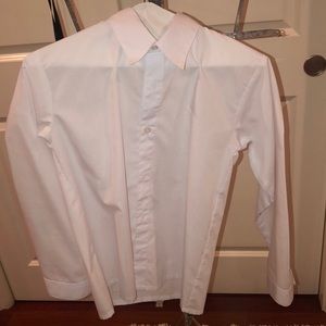 Boys white dress shirt